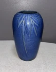 Vintage Blue McCoy Pottery Vase
