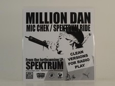MILLION DAN MIC CHEK/SPEKTRUM RIDE (H1) 6 Track Promo CD Single including Pictur
