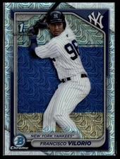 2024 Bowman Chrome Prospects Francisco Vilorio #BCP-169 Mojo Refractor 1st Bo...