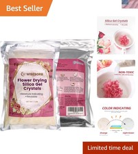 Innovative 2lbs Silica Gel Crystals for Effortless Flower Drying  Preservation
