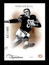 2012 PRIME SIGNATURES #73 HARLON HILL 437/499 BEARS