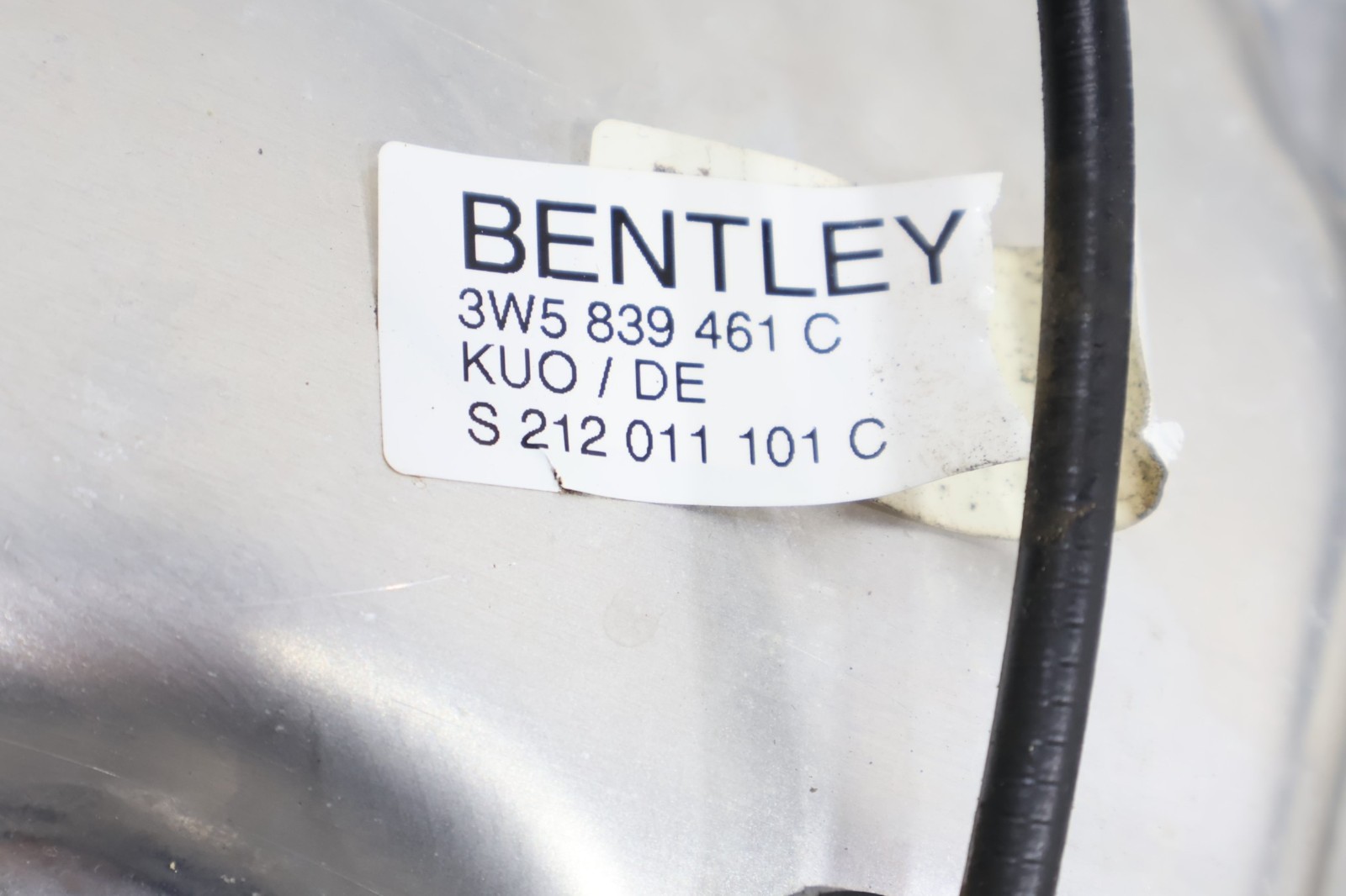 2006 - 2012 BENTLEY CONTINENTAL REAR LEFT DOOR WINDOW REGULATOR & CARRIER OEM