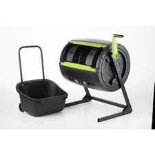 65 Gal. Two-Stage Compost Tumbler with Cart