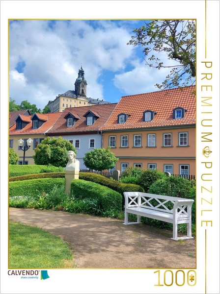 Calvendo Puzzle Rudolstadt, In The Garden Of The Schillerhaus | 1000 Pieces, Fin-image