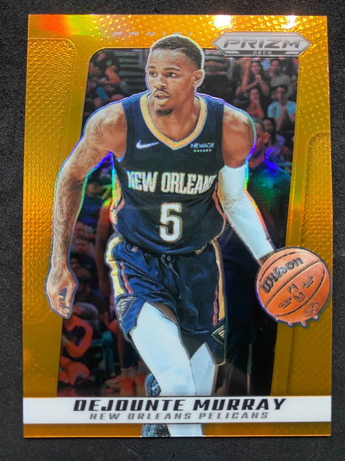 2024-25 Prizm Deca Dejounte Murray #87 Yellow /49