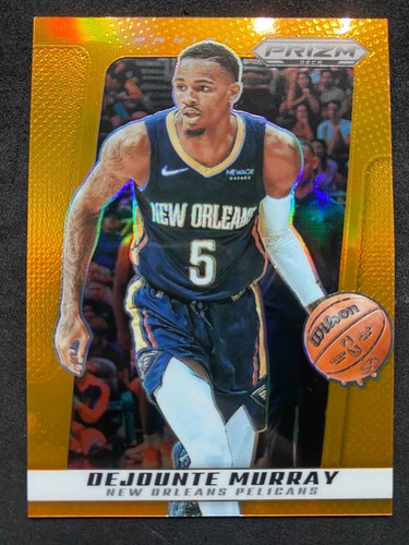 2024-25 Panini Prizm Deca Dejounte Murray Yellow 11/49 #87 Pelicans