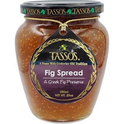 Tassos Greek Fig Preserve Spread 1 Jar Multicolor Standard Natural Traditional