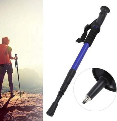 Trekkingstock Wanderstöcke Teleskop Aluminium Verstellbar Walking Stöck 110cm DE