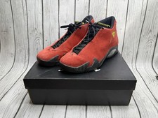 Air Jordan Retro 14 Ferrari Men's Size 11 Sneakers 654459-670 2014 Used With Box