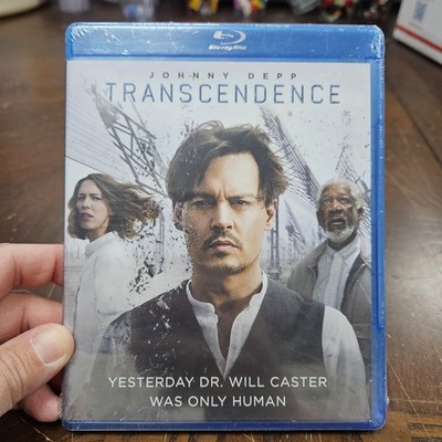 Transcendence (Blu-ray, 2014) Johnny Depp, Rebecca Hall, Morgan Freeman