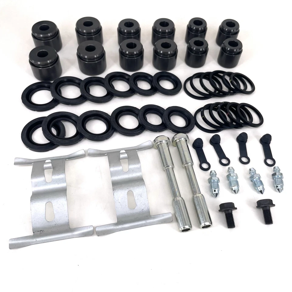 FA005 cn For VW Touareg Front Brake Caliper Rebuild Kit 6 pot 330mm Discs 18z Foto 2 de 4