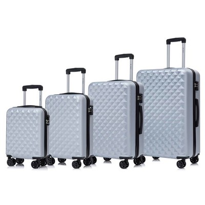 Premium Reisekoffer 4er, TSA-Schloss Trolley Koffer Rollkoffer Mit 4 Rollen