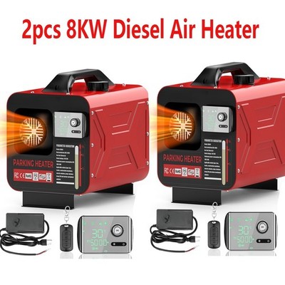 Diesel Air Heater All in one 8KW 12V/24V 110V Bluetooth APP Remote Control Qhvow