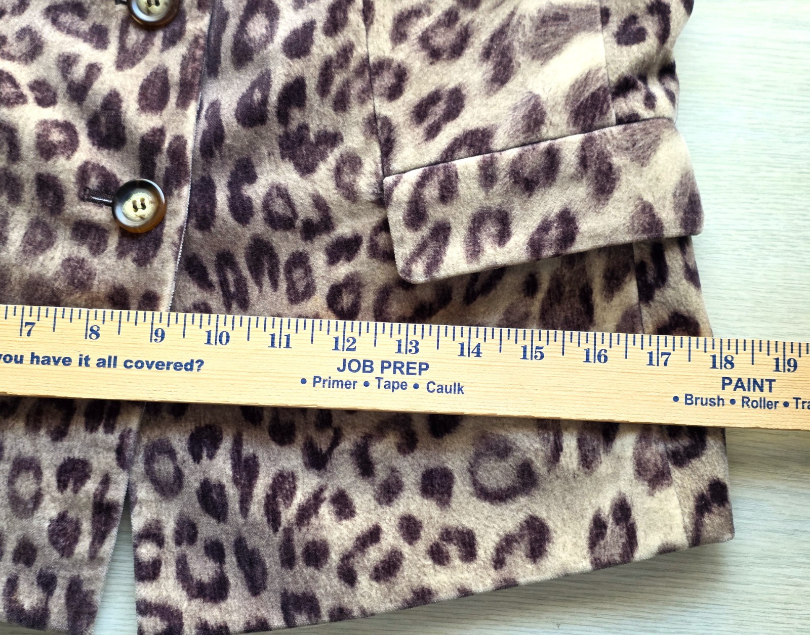 Jacket-Talbots-Leopard Print-Soft Material-Never … - image 10