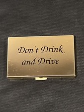 Rare Vintage Don’t Drink And Drive Pocket Calculator with Business Card Holder