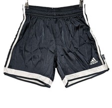 Vtg Adidas Shorts Womens M Sprinter Shiny Satin Retro Glanz Clima Dazzle Stripe