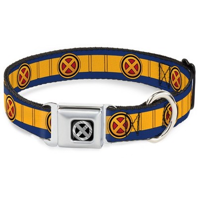 MARVEL X-MEN  Dog Collar XMB-X-Men Icon Black/Silver Gradient X-Men Cyclops Util