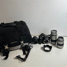 Pentax K110D Black Portable Digital SLR Camera Body with 3 Telephoto Zoom Lens