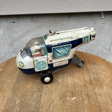 panam clipper fortuna tin toy friction helicopter japan tin toy 1960s D5