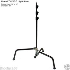 10' Linco Compact Portable Adjustable C Light Stand for Photo Lighting Studio