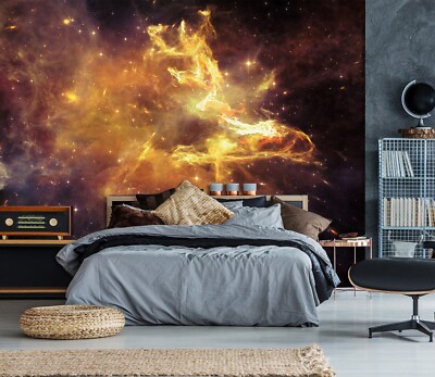 3D Gelb Nebel M6891 Tapete Wandbild Selbstklebend Abnehmbare Aufkleber Romy