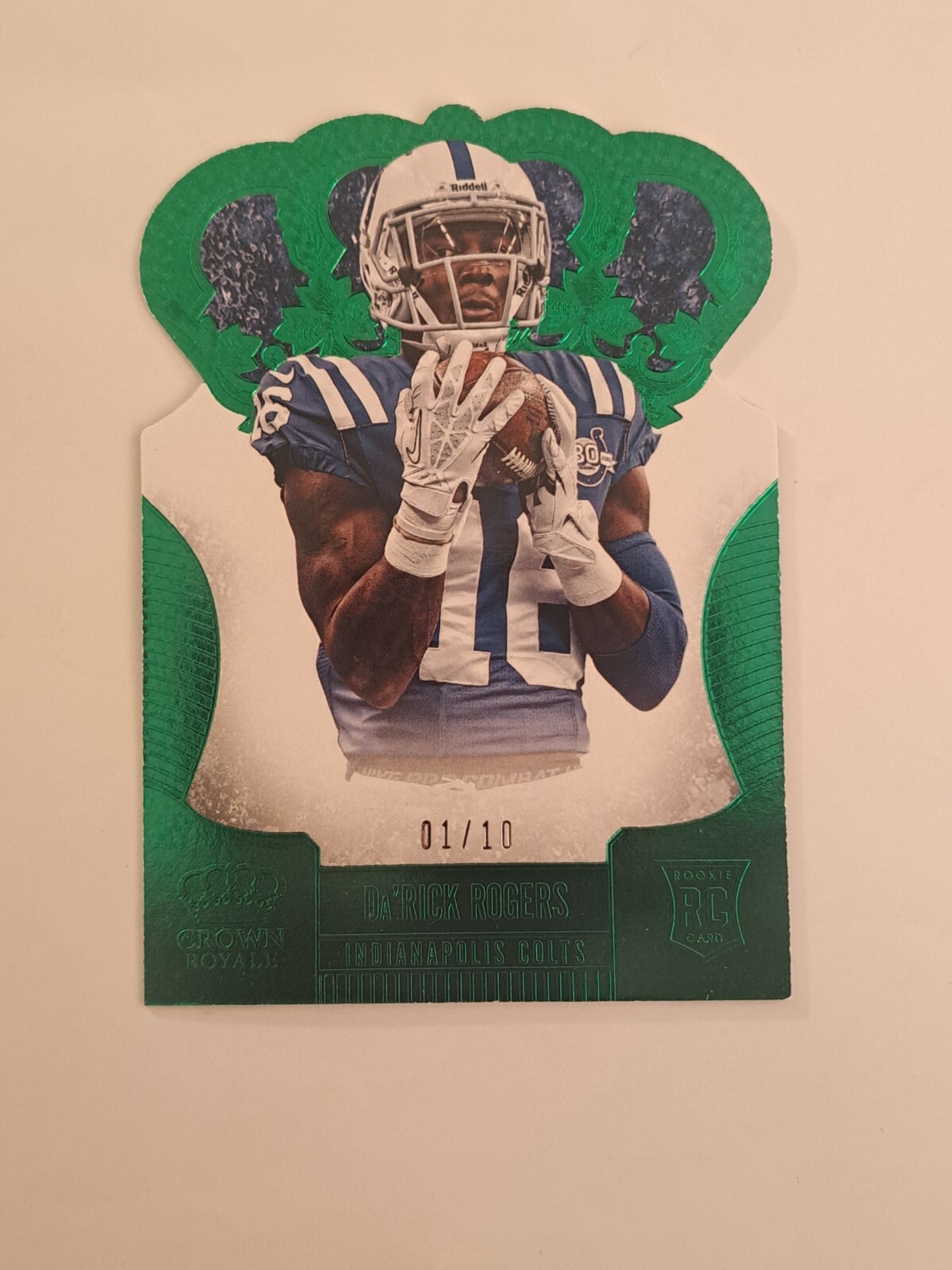 2013 Crown Royale Football Green #126 Da'Rick Rogers SP #/10