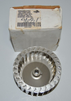 First Source 02632626700 4''D X 2''W Blower Wheel 968137, 3/8'' Bore, CW, NEW