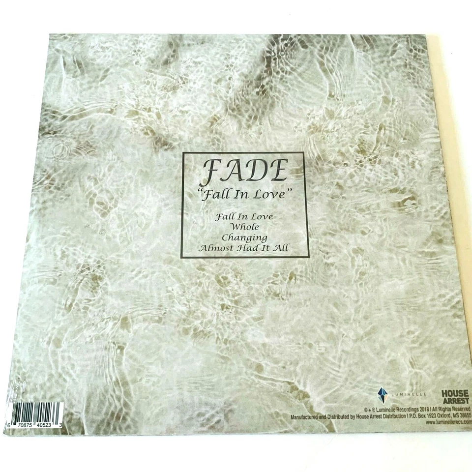Fade - Fall In Love ~ 2018 Vinyl Record 12"  - Image 2 of 3