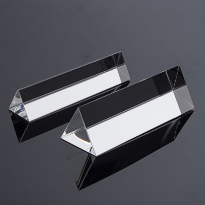 6Inch Crystal Triangular Optical Glass Prism Photography Teaching Light Spectrum