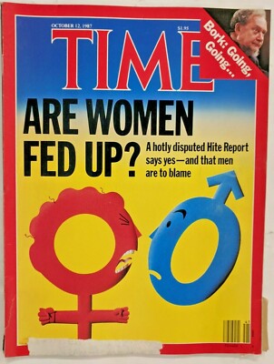 Time Magazine October 12 1987 - Robert Bork / Are Women Fed Up? -M282