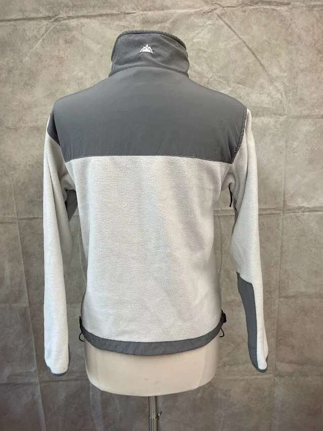 Snozu Women's Jacket Front Zip Gray/White Size L Large - Image 3 of 4