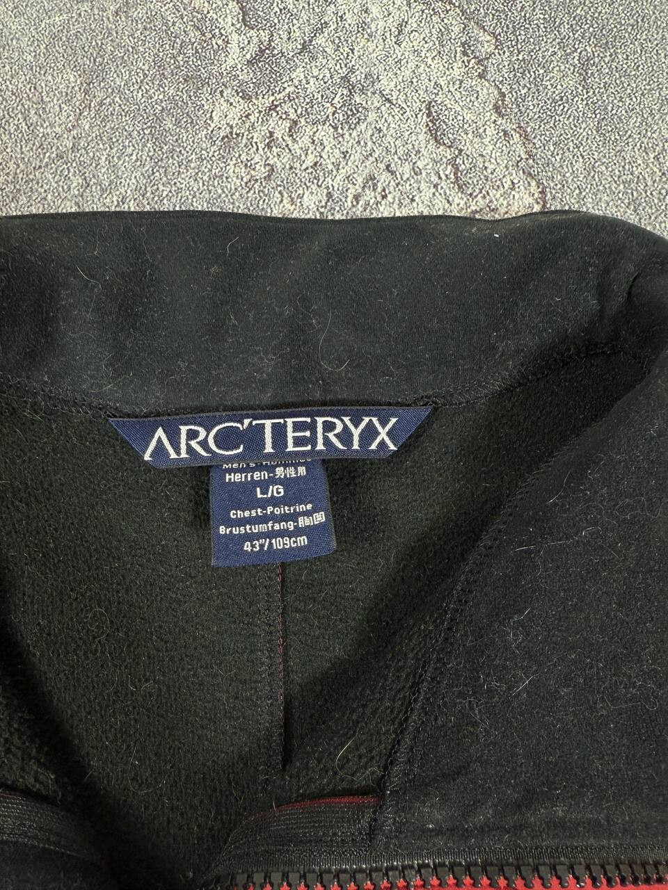 ARC'TERYX Giacca Softshell Vintage Arcteryx Gamma Rosso Uomo Taglia L