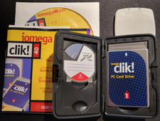 Iomega Clik! 40MB PC Card Adapter plus 5 Disk...