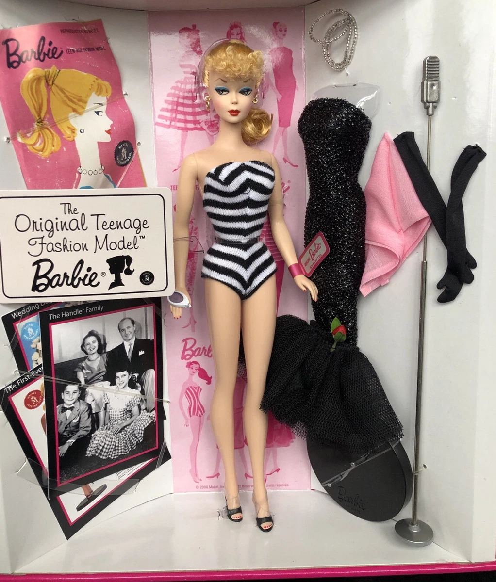 1959 Blonde Ponytail Barbie Reproduction - 50Th Anniversary Collection