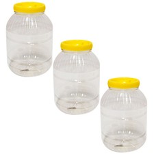 DOSE 5x2L BOX WEITHALS KUNSTSTOFF BEHÄLTER GEFÄSS CAN TIN CUP PLASTIC  5 Stück