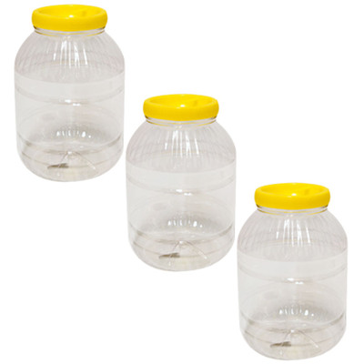 DOSE 5x2L BOX WEITHALS KUNSTSTOFF BEHÄLTER GEFÄSS CAN TIN CUP PLASTIC  5 Stück
