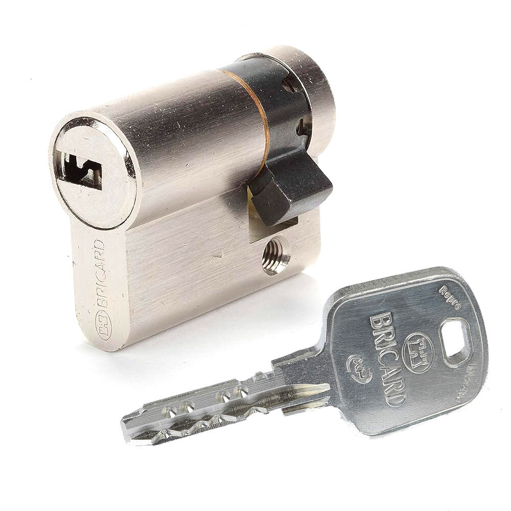 Bricard Serial XP demi-cylindre de haute sécurité au design robuste pour accès résidentiel