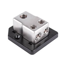 NEW SKAR AUDIO X1 1/0 OR 4 GA INPUT TO X2 4 OR 8 GA OUTPUTS DISTRIBUTION BLOCK
