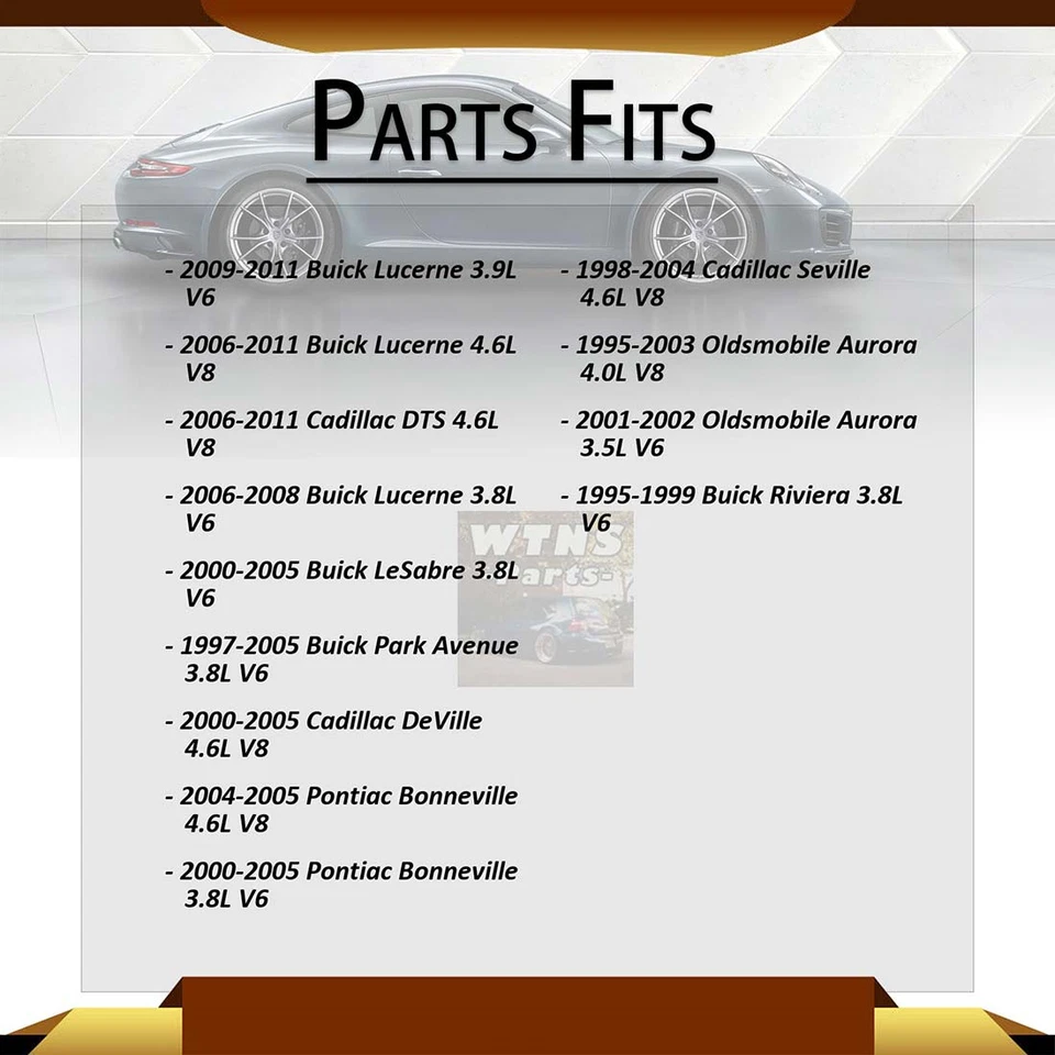 Kit de eslabones de barra estabilizadora delantera trasera 4x para Buick LeSabre 2000-2005 Foto 2 de 4