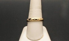 Men's 14Kt. 4mm Yellow Gold Wedding Band with 5 Round Diamonds