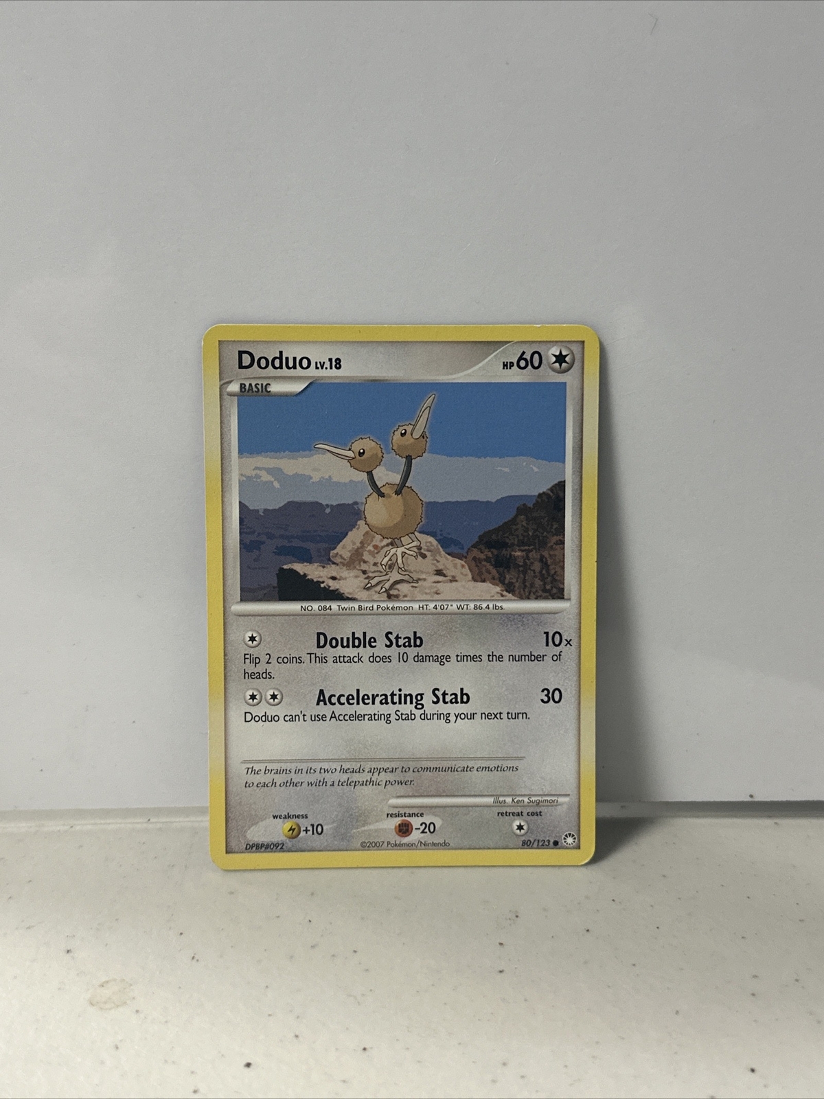 Doduo 80/123 Pokemon Mysterious Treasures Non Holo NM/MINT 2007