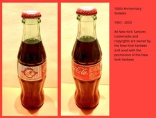 Coca-Cola 8 Oz Bottle - 2003 NY Yankees 100th Anniversary (Make Offer)