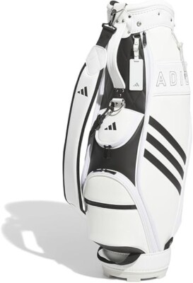 Adidas Golf Ladies Caddy Bag THREE STRIPE 8.5 Inch 2.8kg White