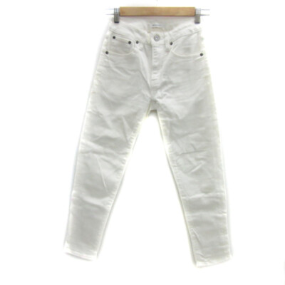 moussy☆スキ二ーdenim23inch Moussy Denim Pants Jeans Long Length Skinny 23 White YS23