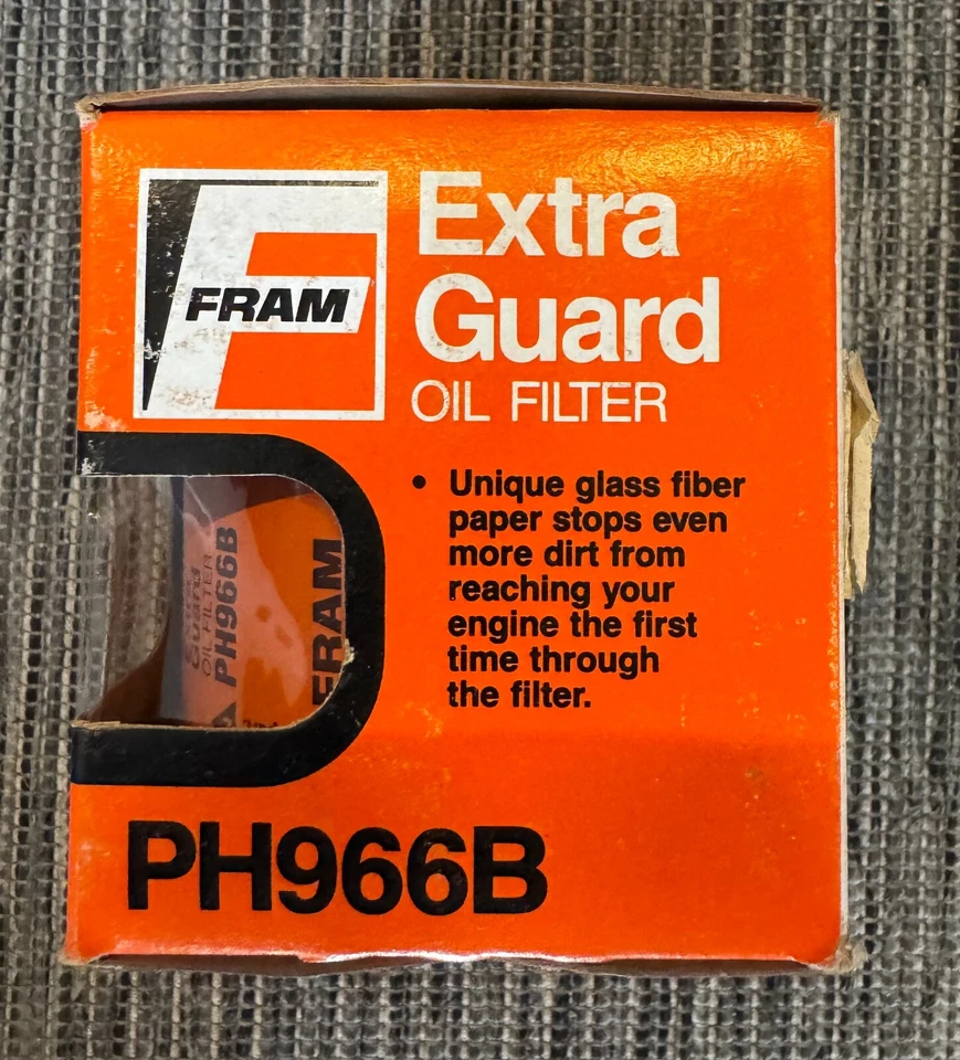 Filtro de aceite de motor giratorio Fram PH966B Extra Guard genuino Foto 2 de 4