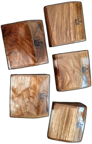 Premium Stompbox Rhyth-Mic M4e Footdrum walnut wood percussion microphonic. - Picture 3 of 7