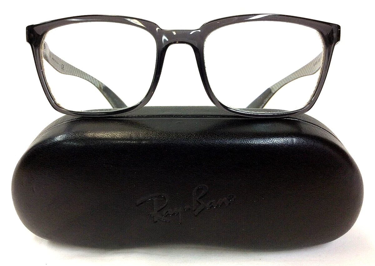 RAY BAN RB6906 8061 Full Rim Black Gray Eyeglasses Frames ONLY
