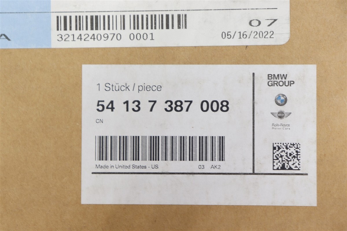NEW OEM BMW Headliner Rear Sunroof Sunshade Black 54137387008 BMW