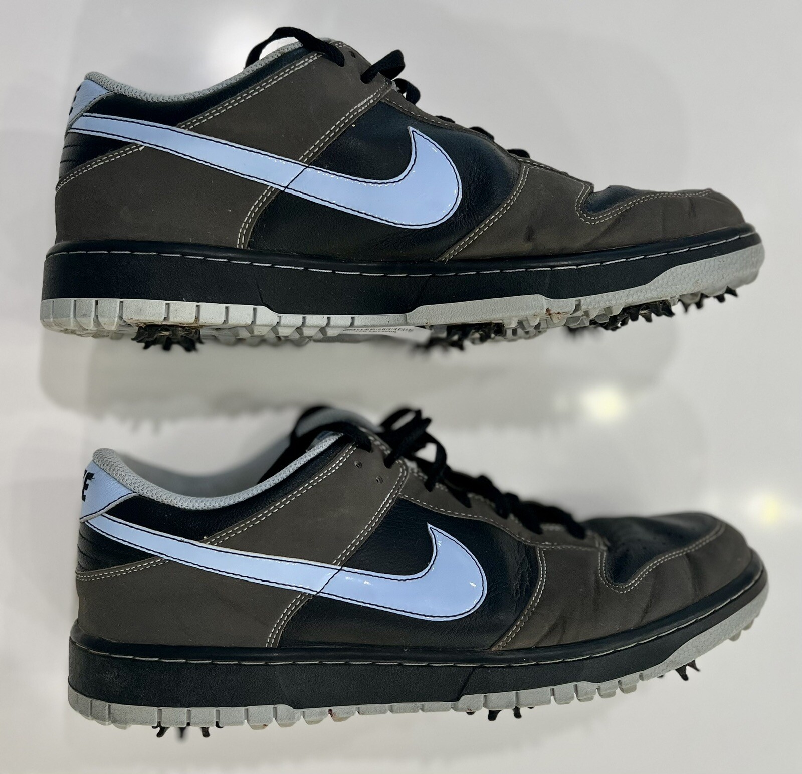 VERY RARE🔥Nike Dunk NG Golf Shoes Black/Light Blue … Gem