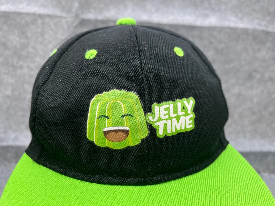 Gorra Jelly Time espalda a presión juvenil talla única verde negro mezcla de algodón Foto 2 de 4